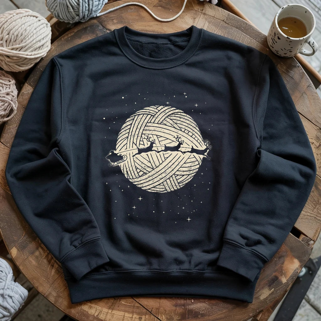 Christmas Yarn Night Sweatshirt