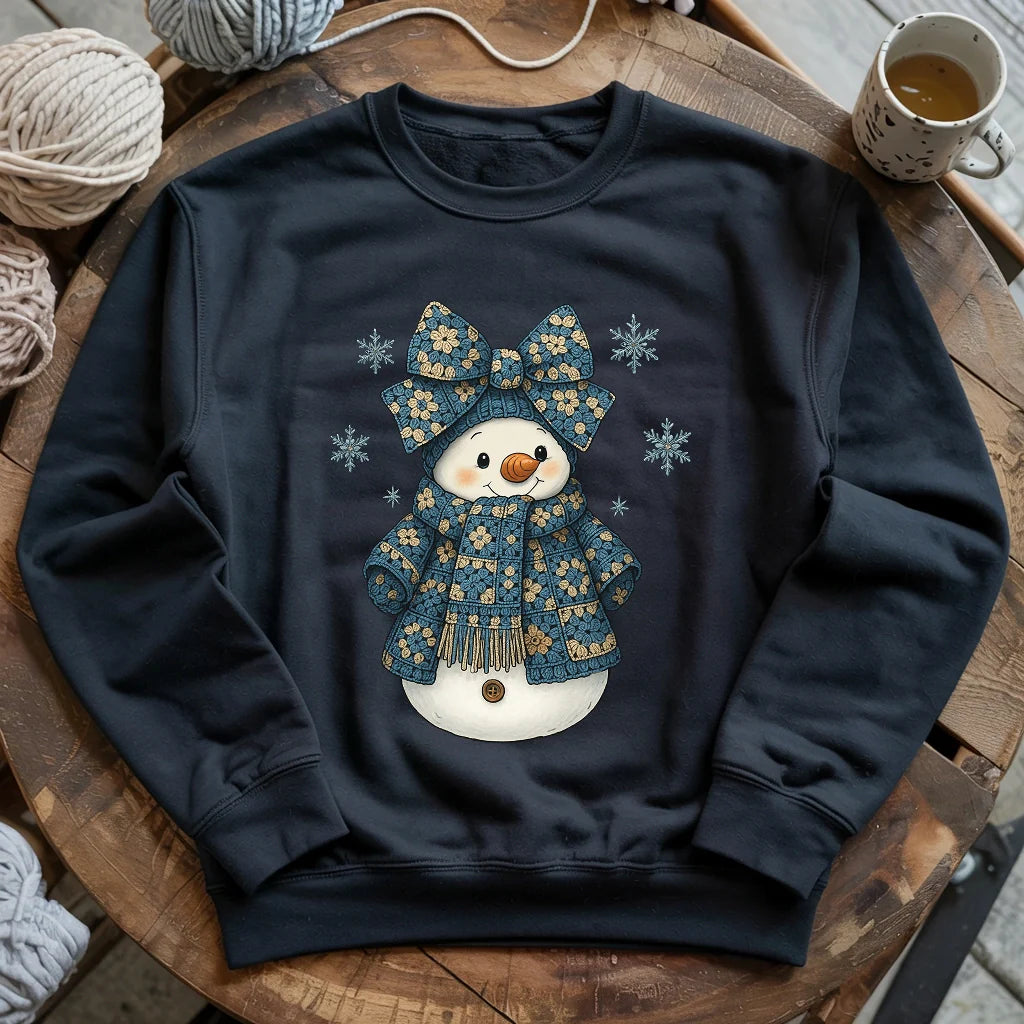 Snowman Crocheter Sweatshirt