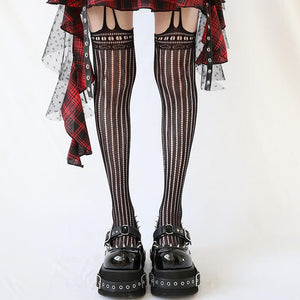 Pretty Evil Spikes Platform Boots