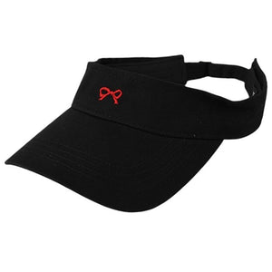 Bow Embroidery Tennis Visor