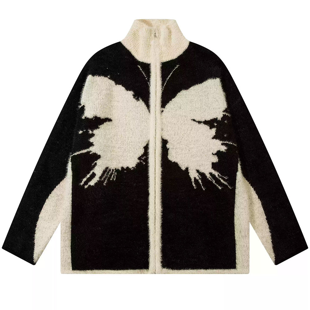 Butterfly Zip-Up Jacket
