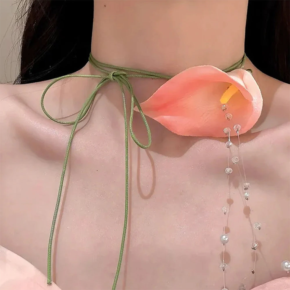 Calla Lily Aesthetic Choker