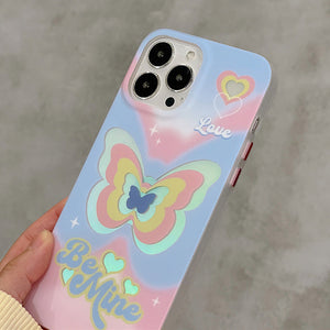 Be Mine Butterfly iPhone Case