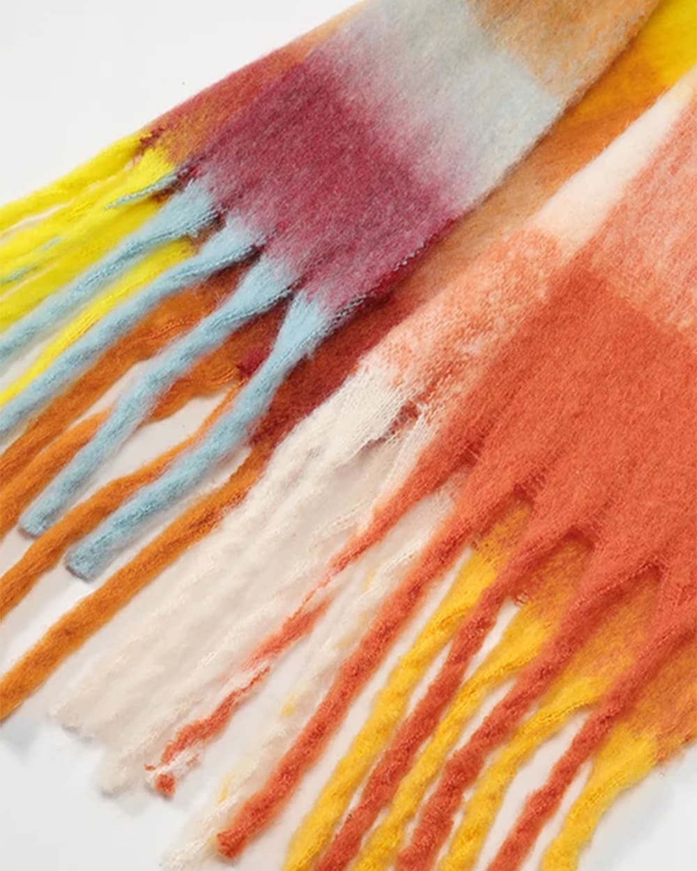 Colorful Plaid Pattern Scarf