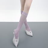 Coquette Lace Mesh Knee Socks