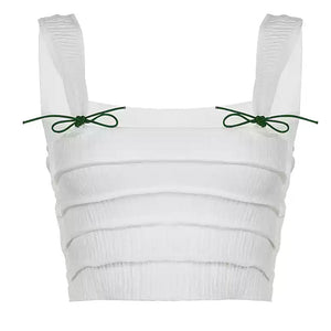 Fairycore Aesthetic Tied Cami Top