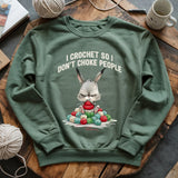Crochet Not Choke Sweatshirt