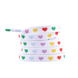 Hearts Print Shoe Laces