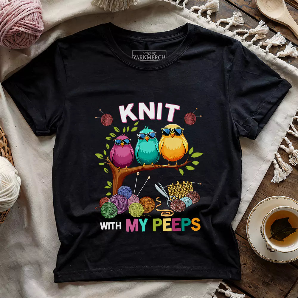Knit W/ My Peeps T-shirt