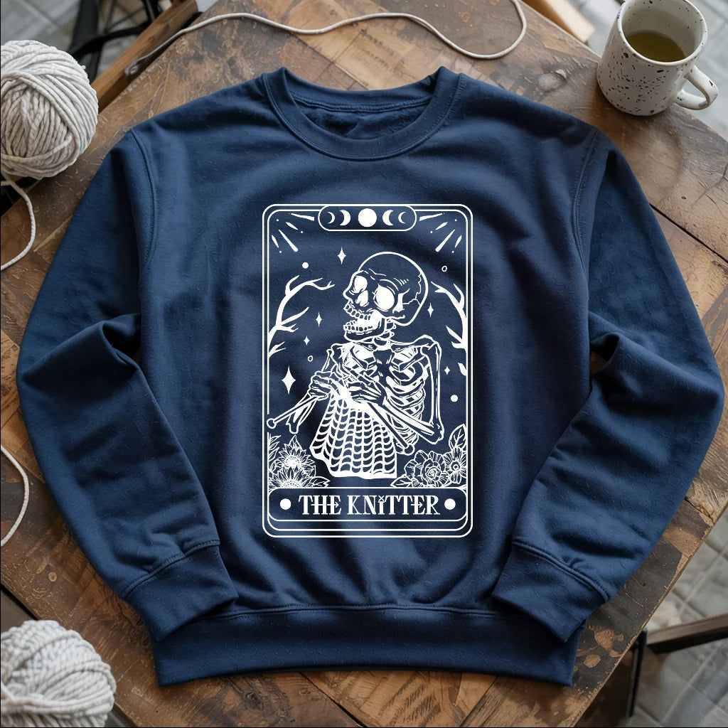 Knitter Tarot Card Sweatshirt