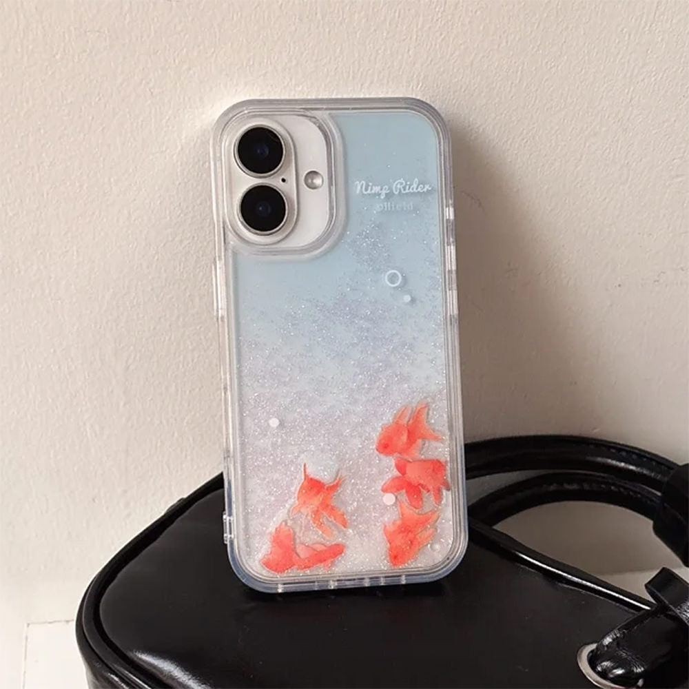 Koi Fish Glitter iPhone Case