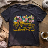 May The Yarn Be With You T-shirt