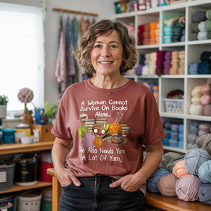 Books & Yarn Lover T-shirt