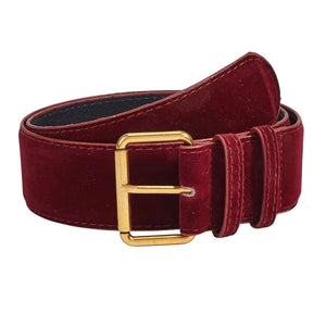 Old Money Suede Wide Belt