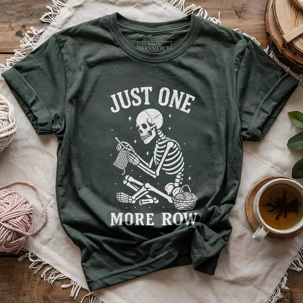 One More Row Skeleton T-shirt