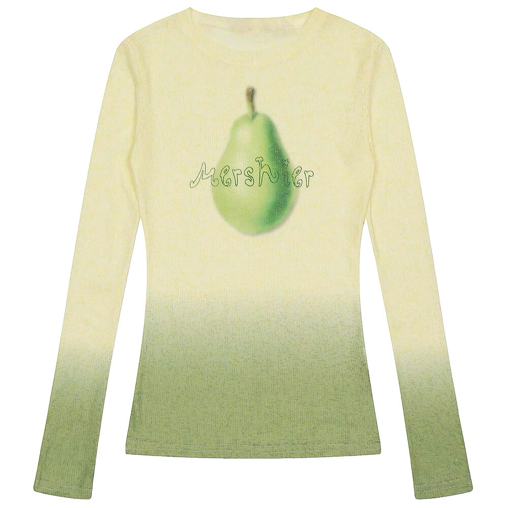 Pear Gradient Knit Top