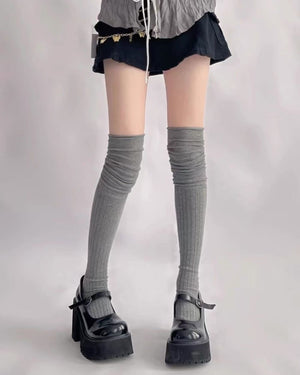 Preppy Knee High Socks