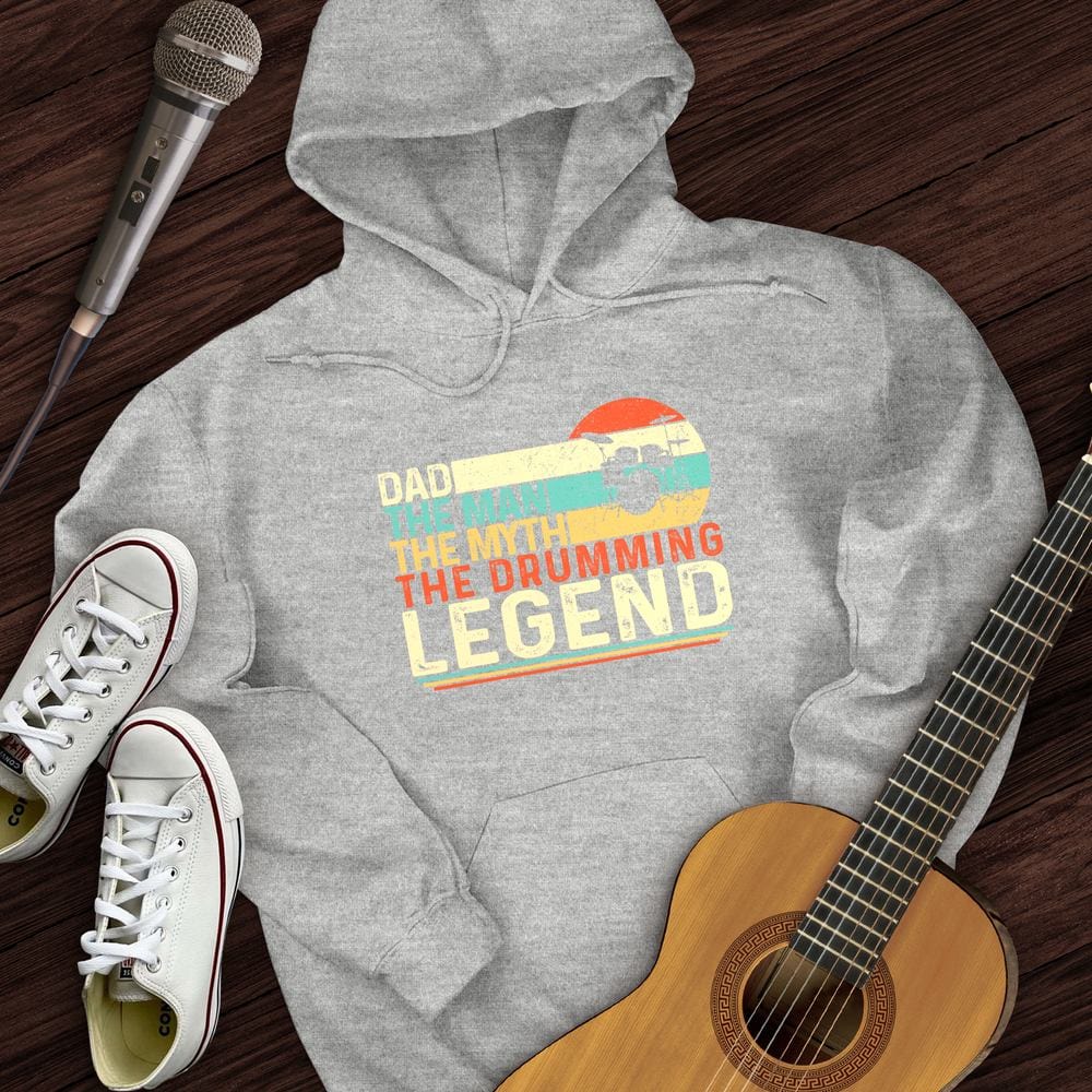 Drummer Legend Dad  Hoodie