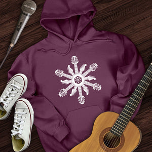 Guitar Snowflake Hoodie