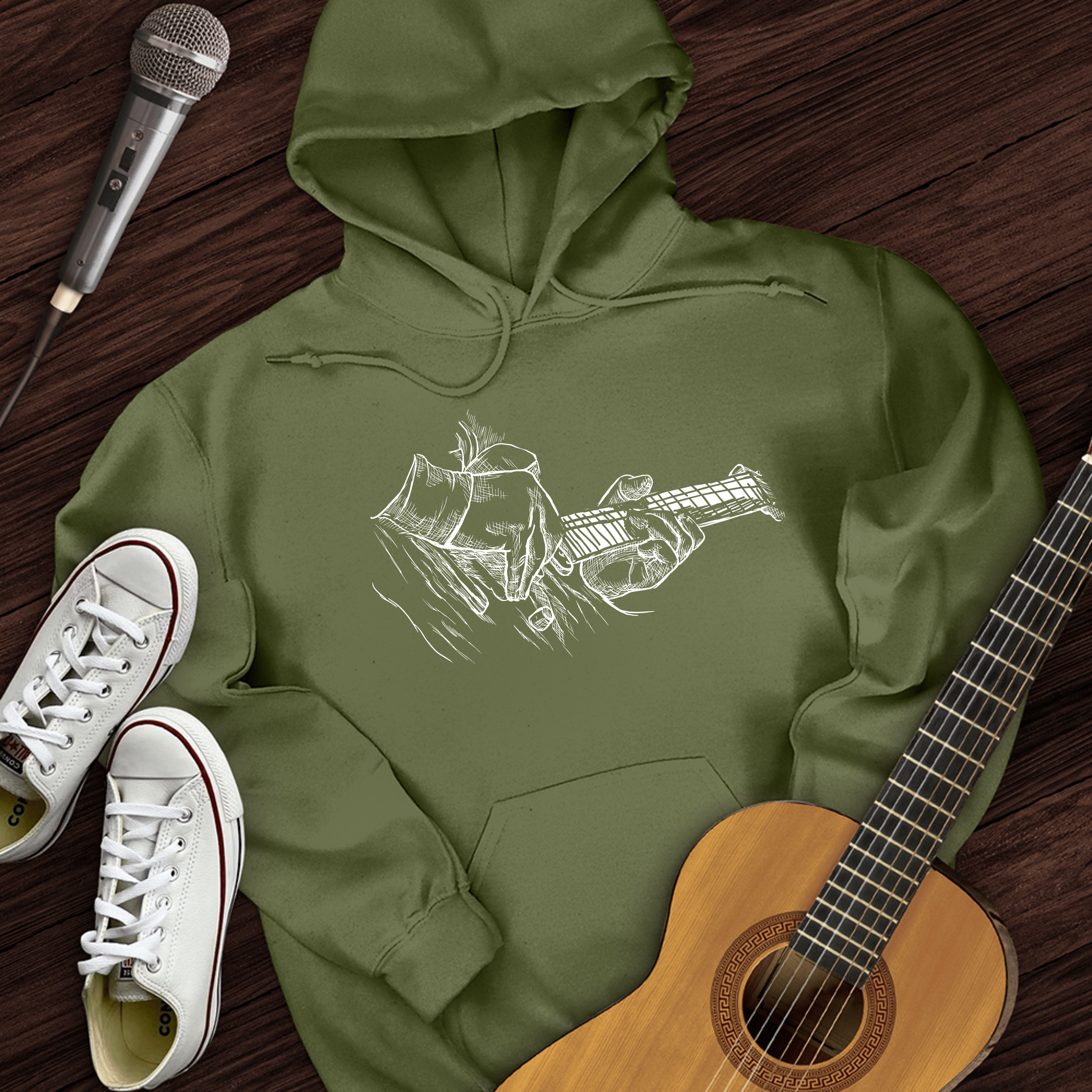 Bass Sketch Hoodie