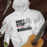 Don't Stop Believing Santa Hoodie