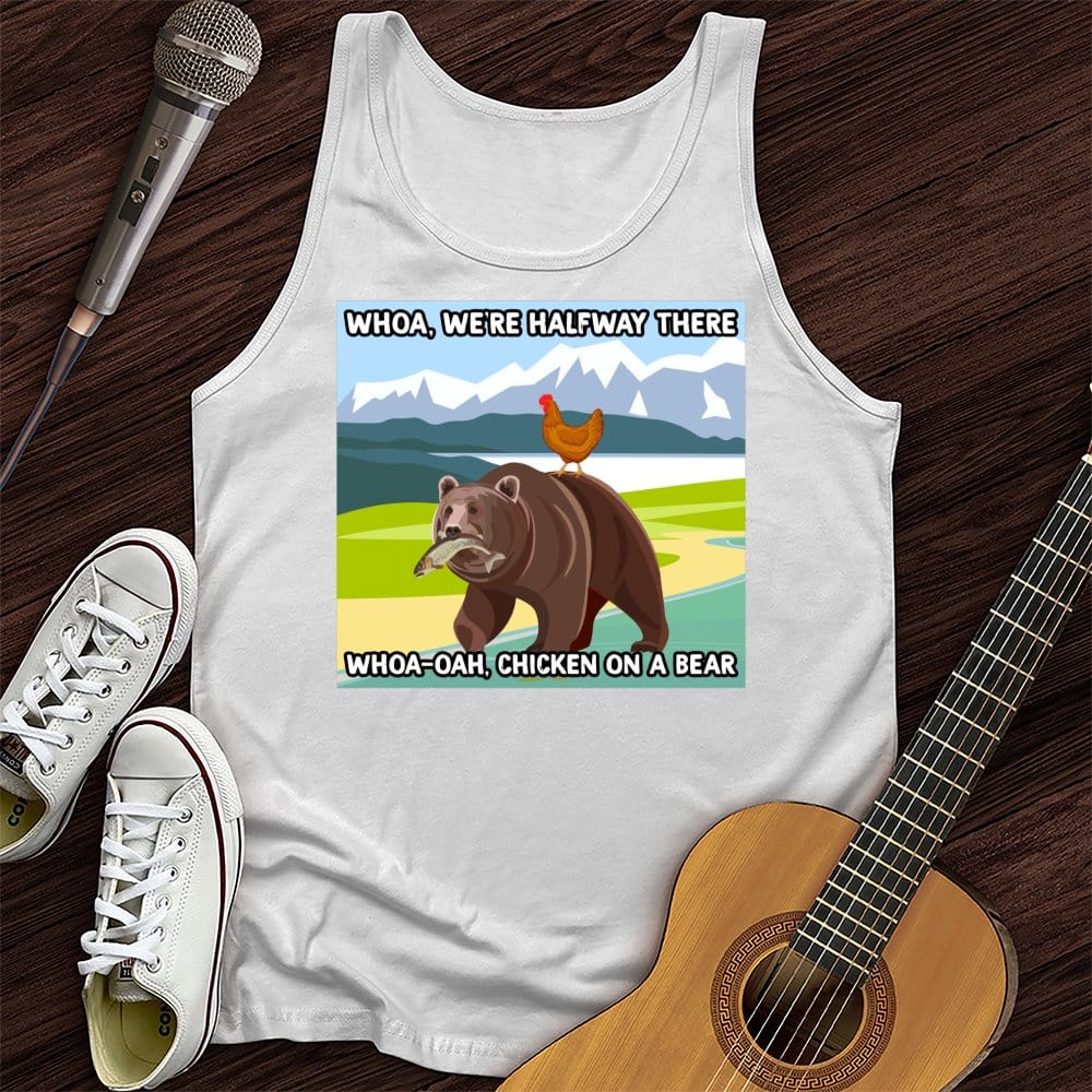 Chicken On A Bear Tank Top