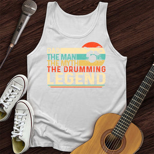 Drummer Legend Dad Tank Top