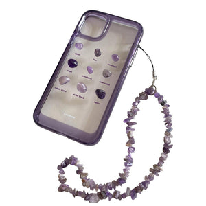 Purple Crystal Aesthetic iPhone Case