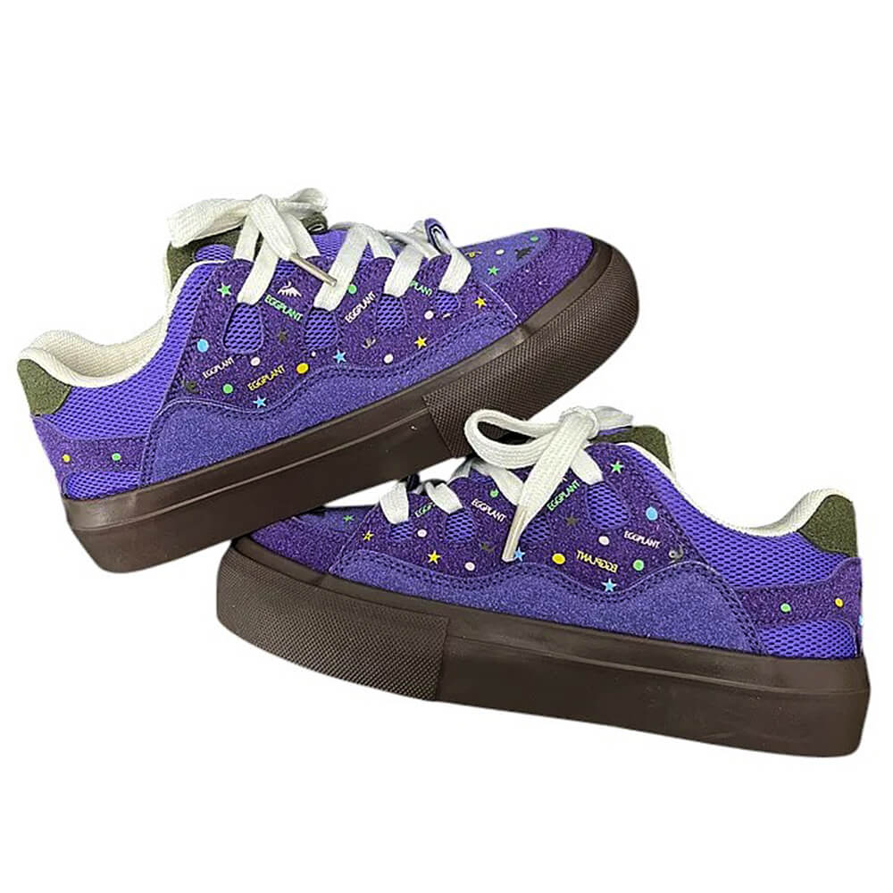 Purple Star Skater Sneakers