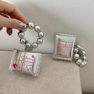 Rhinestone DIY Bow AirPods Case