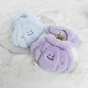 Smiling Shell Fluffy Hair Clip