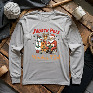 North Pole Crochet Club Long Sleeve T-shirt