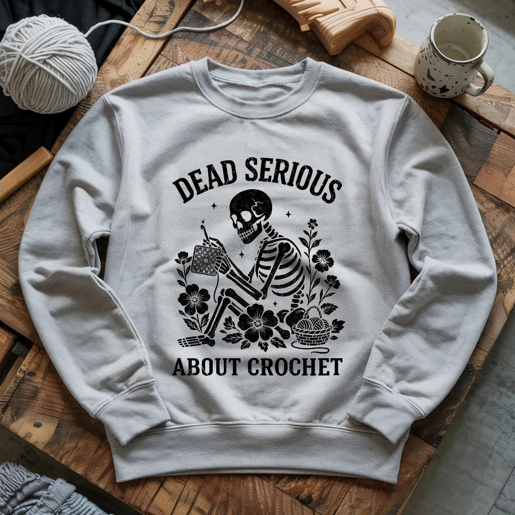 Serious About Crochet Sweatshirt