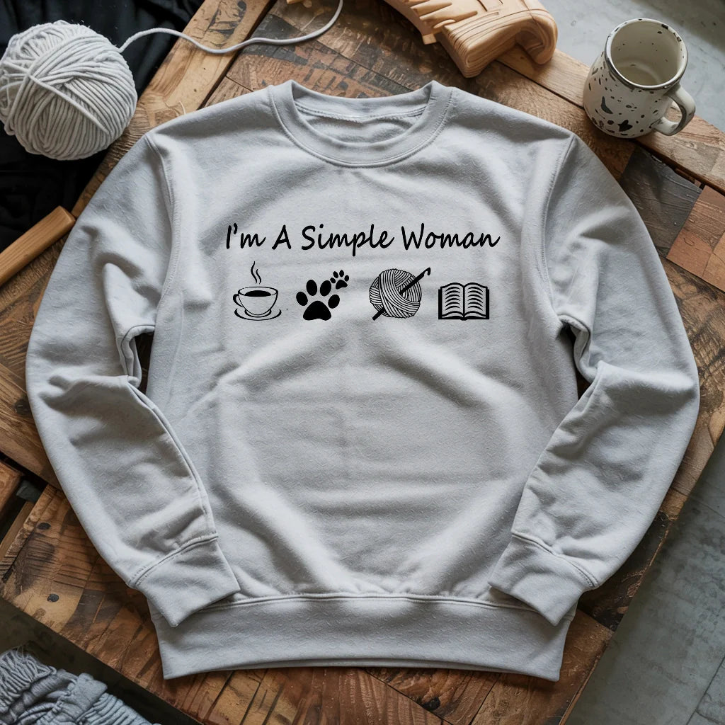 Simple Crocheter Sweatshirt