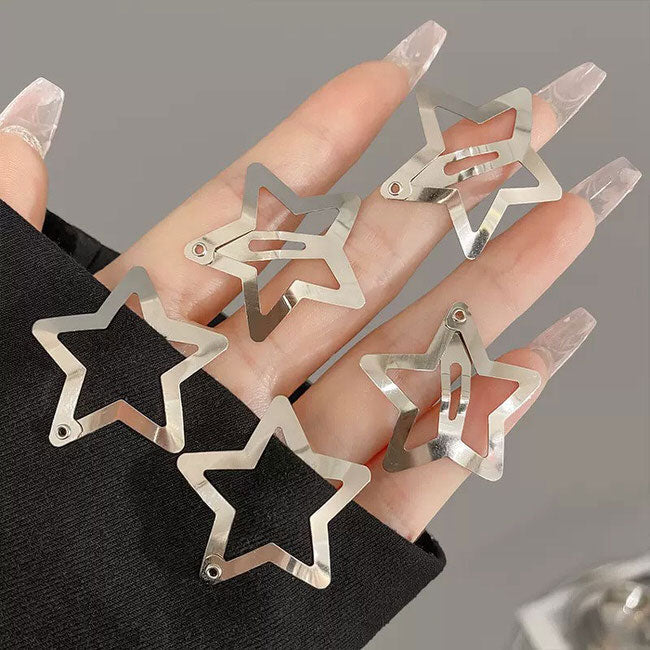 Star Hair Clip Set 20 pcs
