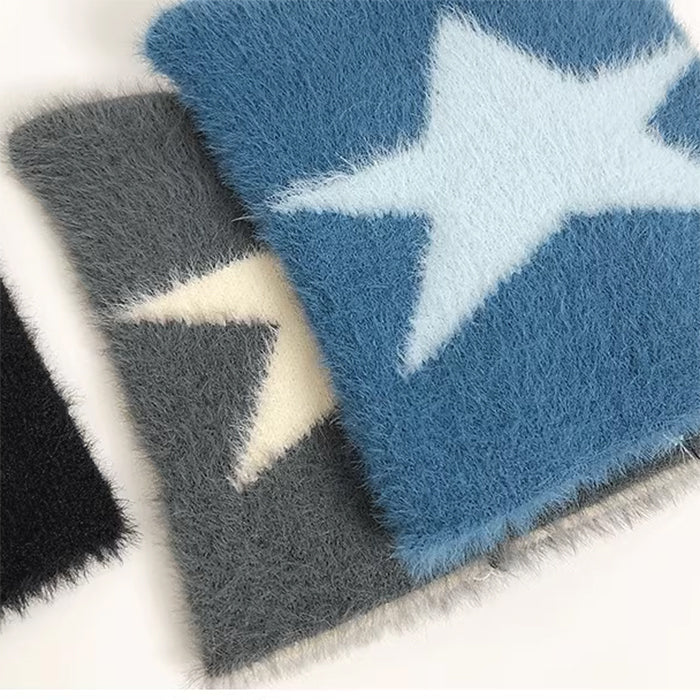 Star Print Cat Ear Hat