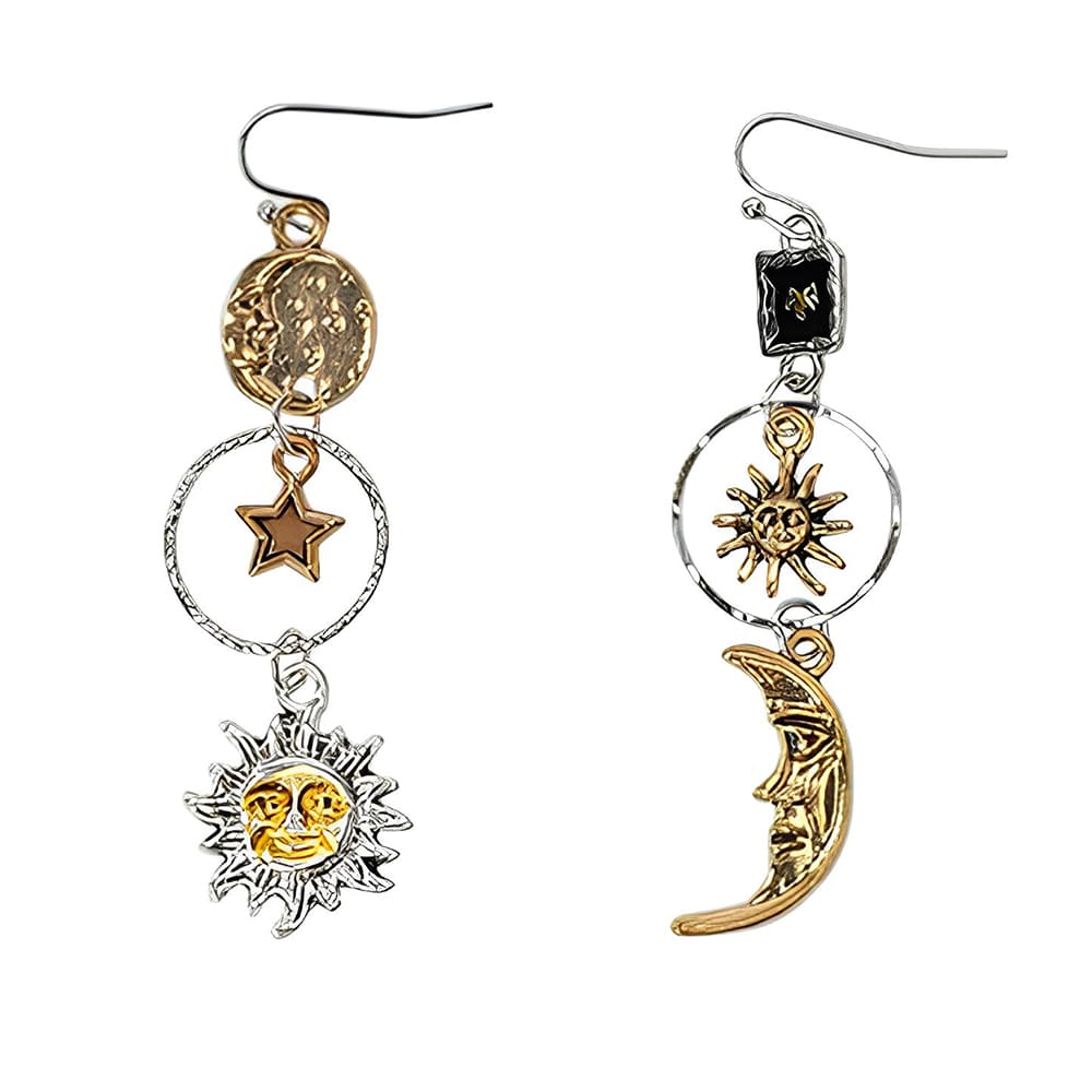 Sun & Moon Aesthetic Earrings