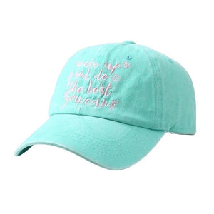 Wake Up Call Baseball Cap