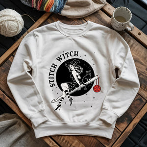 Crochet Stitch Witch Sweatshirt