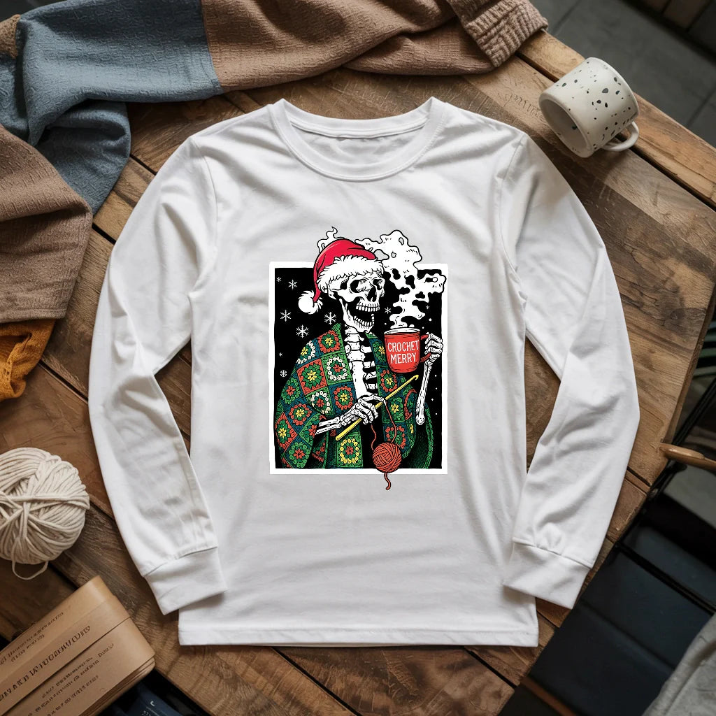 Merry Crochet Long Sleeve T-shirt