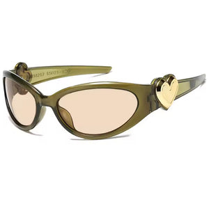 Y2K Heart Sunglasses