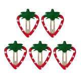 Y2K Strawberry Hair Clips Set